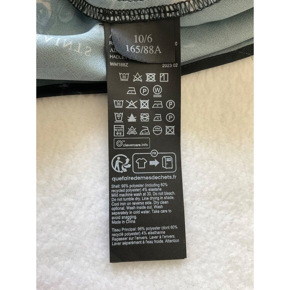 All Saints Hadley Butterfly Satin Tank Women's Black Size 6 - Picture 5 of 8